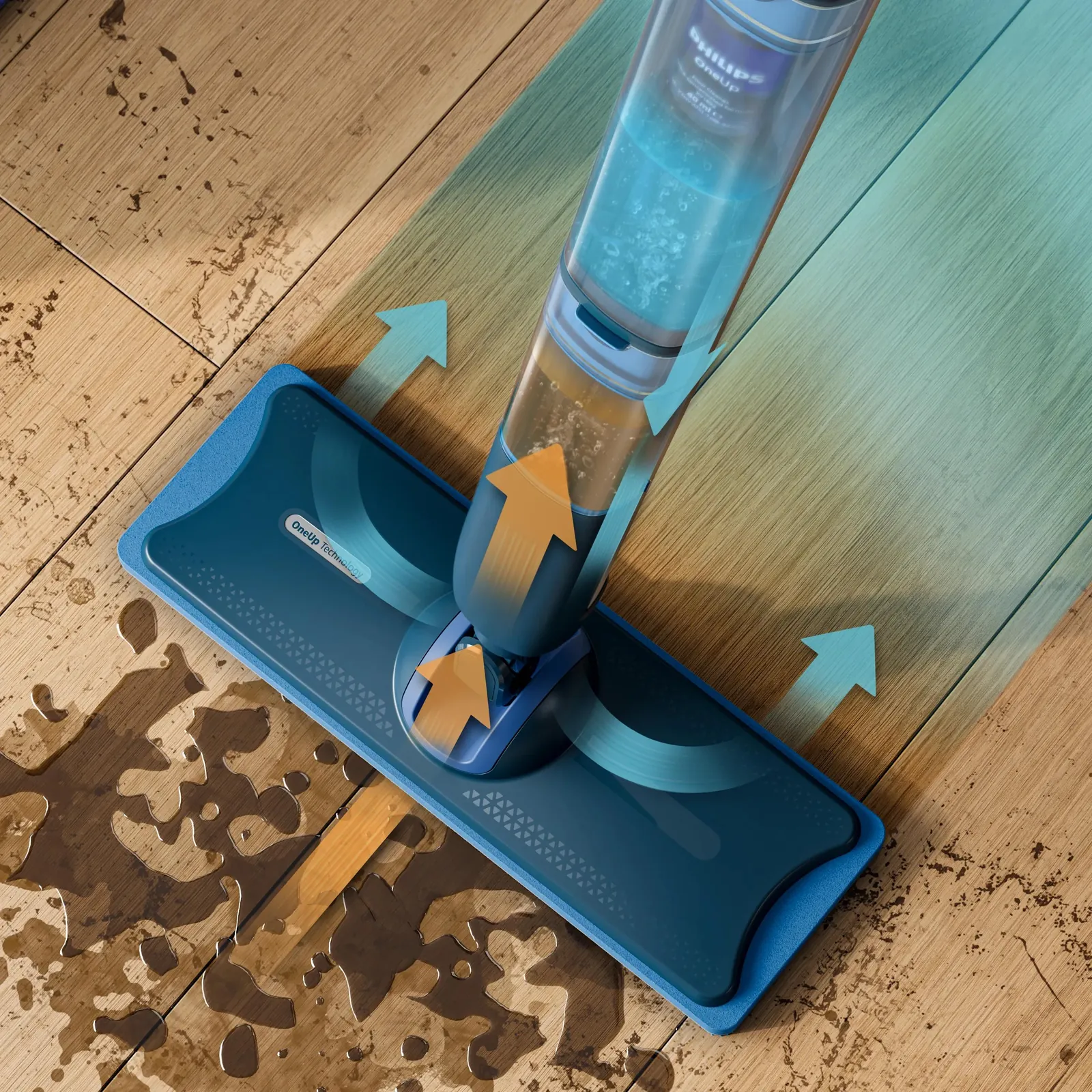 Opzuigen van vies water